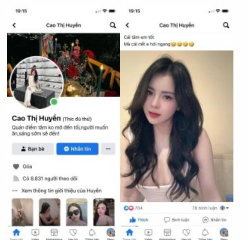 clip Cao Thị Huyền lộ clip nóng